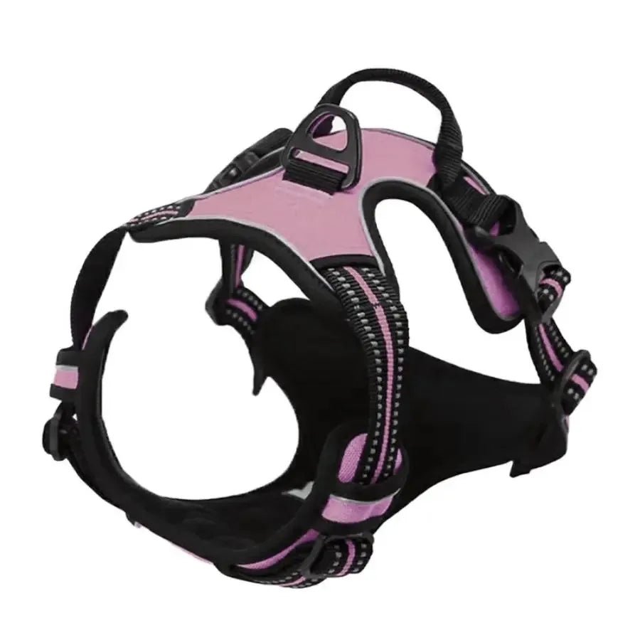 ComfortFit Leather Dog Harness & Collar Set