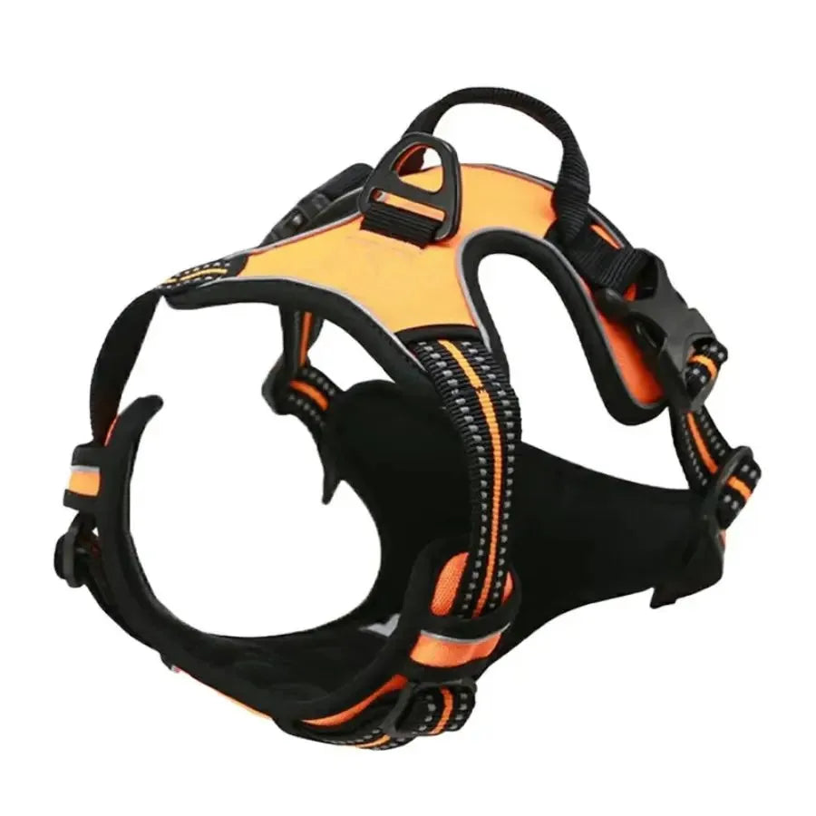 ComfortFit Leather Dog Harness & Collar Set