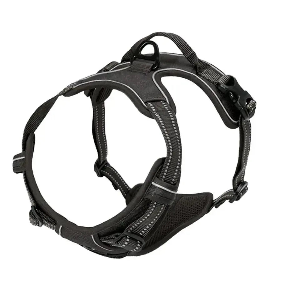 ComfortFit Leather Dog Harness & Collar Set