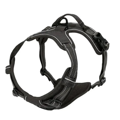ComfortFit Leather Dog Harness & Collar Set